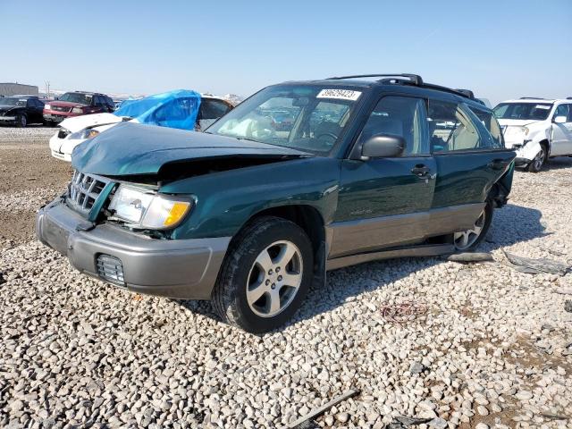 JF1SF6555YH710979 - 2000 SUBARU FORESTER S GREEN photo 1