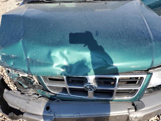 JF1SF6555YH710979 - 2000 SUBARU FORESTER S GREEN photo 11