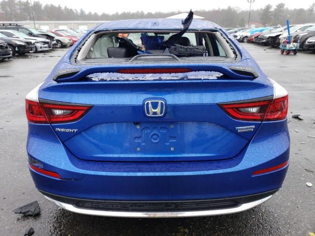 19XZE4F95KE007901 - 2019 HONDA INSIGHT TOURING BLUE photo 6