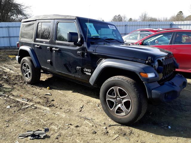 1C4HJXDN3JW207107 - 2018 JEEP WRANGLER U SPORT Чорний фото 4