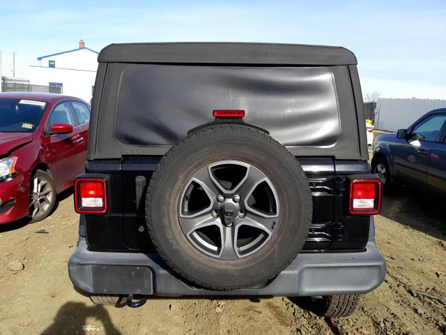 1C4HJXDN3JW207107 - 2018 JEEP WRANGLER U SPORT Чорний фото 6