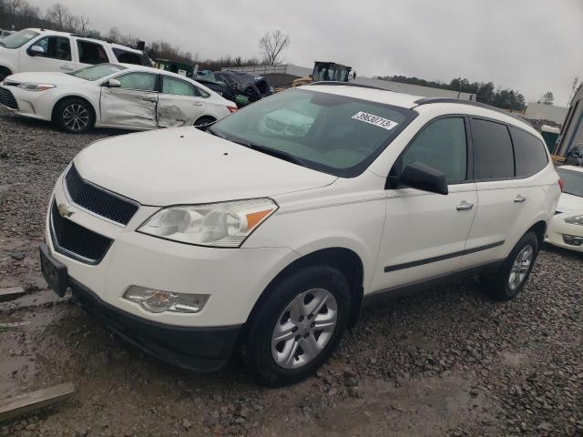 1GNKREEDXBJ207779 - 2011 CHEVROLET TRAVERSE LS WHITE photo 1