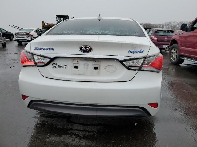 KMHEC4A47DA078891 - 2013 HYUNDAI SONATA HYBRID WHITE photo 6