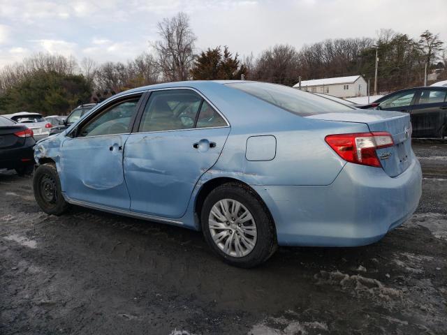 4T4BF1FKXCR258983 - 2012 TOYOTA CAMRY BASE BLUE photo 2