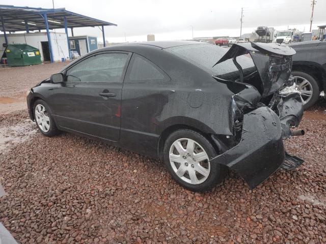 2HGFG12689H539666 - 2009 HONDA CIVIC LX BLACK photo 2