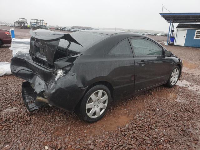 2HGFG12689H539666 - 2009 HONDA CIVIC LX BLACK photo 3