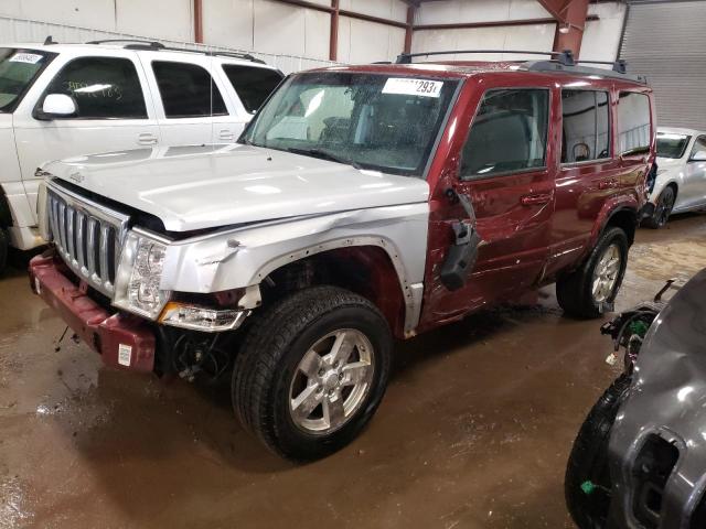 1J8HG48N18C239839 - 2008 JEEP COMMANDER BURGUNDY photo 1