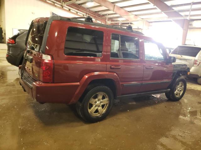 1J8HG48N18C239839 - 2008 JEEP COMMANDER BURGUNDY photo 3