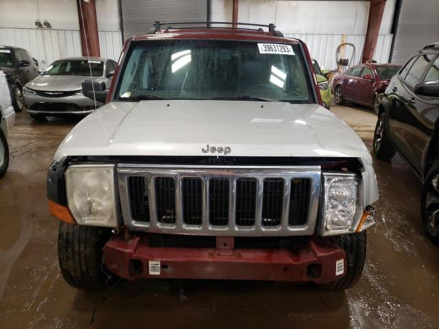 1J8HG48N18C239839 - 2008 JEEP COMMANDER BURGUNDY photo 5