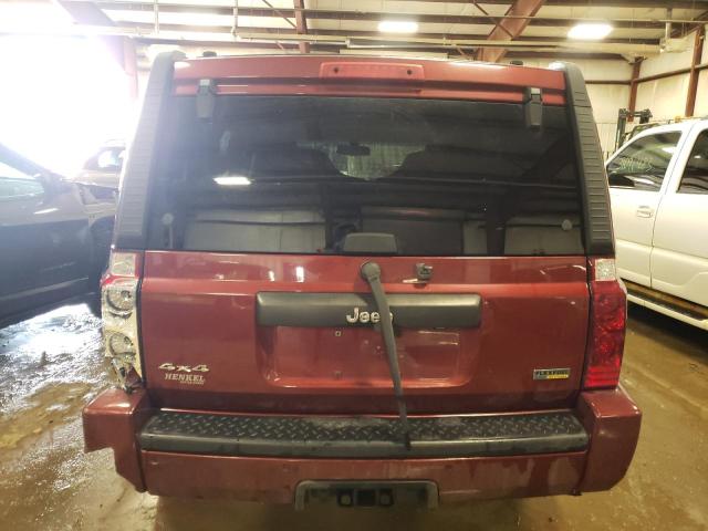 1J8HG48N18C239839 - 2008 JEEP COMMANDER 勃艮第红 照片 6