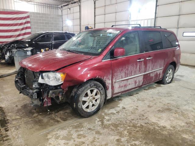 2C4RC1BG8CR106737 - 2012 CHRYSLER TOWN & COU TOURING ბურგუნდია ფოტო 1