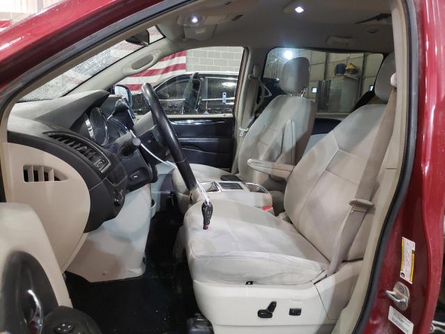 2C4RC1BG8CR106737 - 2012 CHRYSLER TOWN & COU TOURING ბურგუნდია ფოტო 7