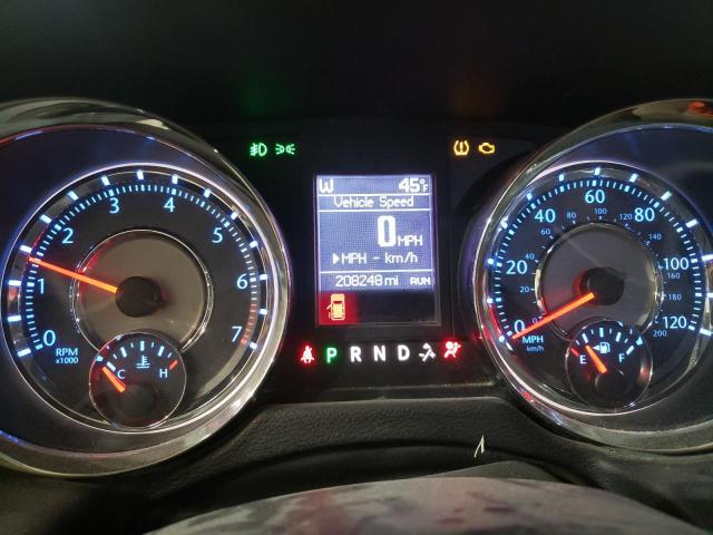 2C4RC1BG8CR106737 - 2012 CHRYSLER TOWN & COU TOURING ბურგუნდია ფოტო 9