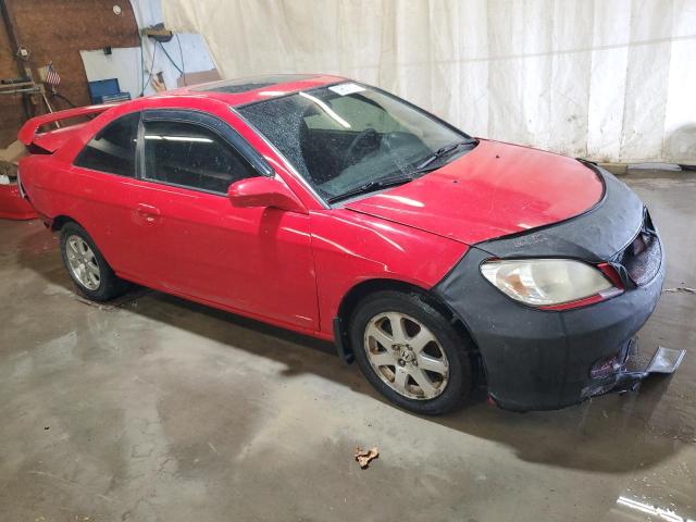 1HGEM229X4L014527 - 2004 HONDA CIVIC EX RED photo 4