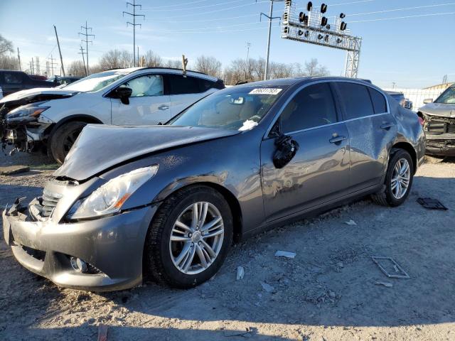 JN1CV6AR1CM682577 - 2012 INFINITI G37 GRAY photo 1