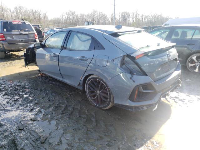 SHHFK7H94LU412877 - 2020 HONDA CIVIC SPORT TOURING GRAY photo 2