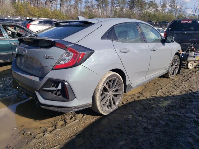 SHHFK7H94LU412877 - 2020 HONDA CIVIC SPORT TOURING GRAY photo 3