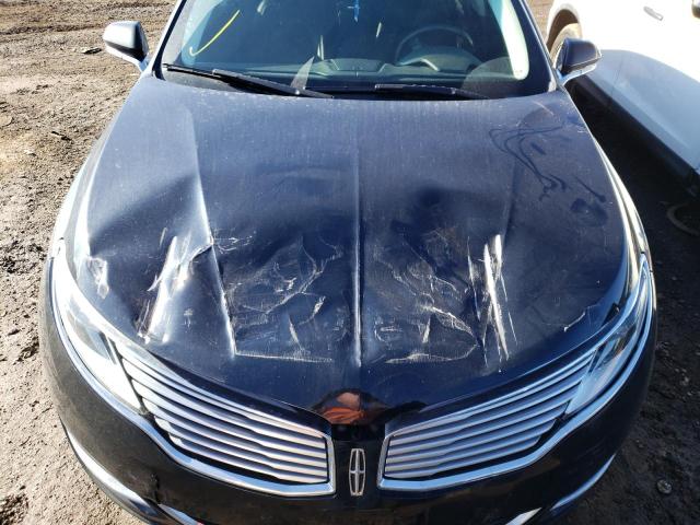 3LN6L2LU5ER833520 - 2014 LINCOLN MKZ HYBRID BLACK photo 11