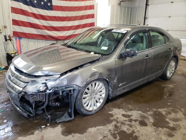 3FADP0L36AR240325 - 2010 FORD FUSION HYBRID GRAY photo 1