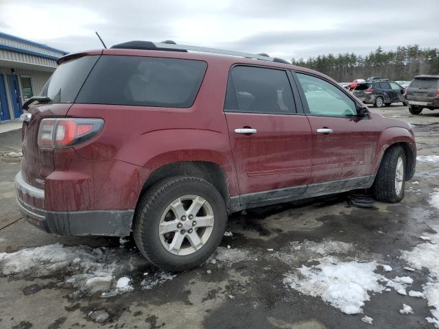 1GKKVNED4GJ336830 - 2016 GMC ACADIA SLE RED photo 3