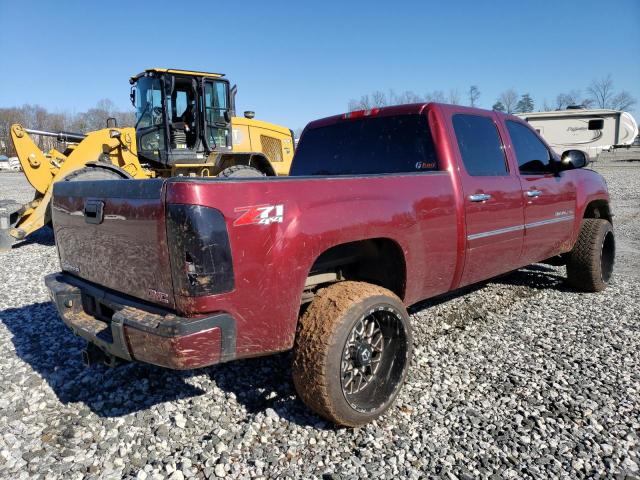 1GT125E86DF112931 - 2013 GMC SIERRA K2500 DENALI BURGUNDY photo 3