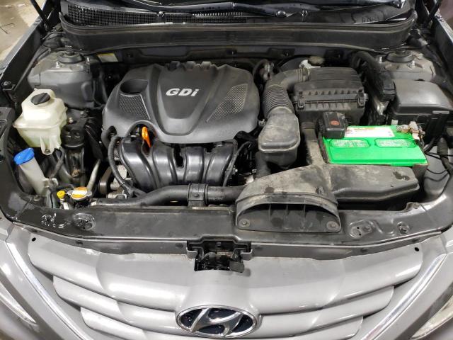 5NPEB4AC8CH397495 - 2012 HYUNDAI SONATA GLS GRAY photo 11