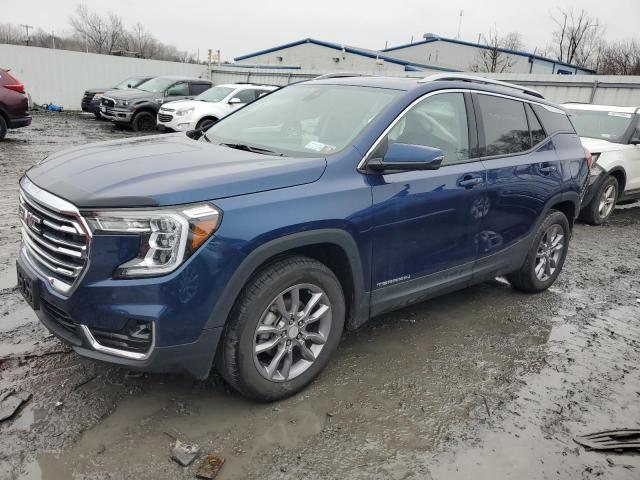 3GKALVEV2NL308640 - 2022 GMC TERRAIN SLT BLUE photo 1