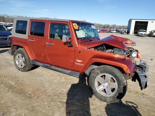 1J4GA59169L759018 - 2009 JEEP WRANGLER U SAHARA ORANGE photo 4