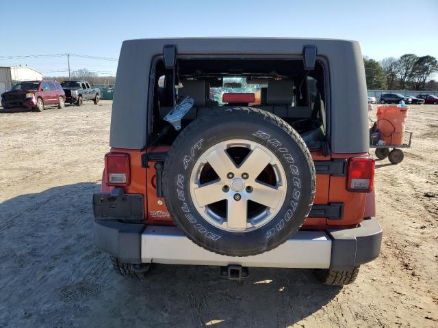 1J4GA59169L759018 - 2009 JEEP WRANGLER U SAHARA ORANGE photo 6