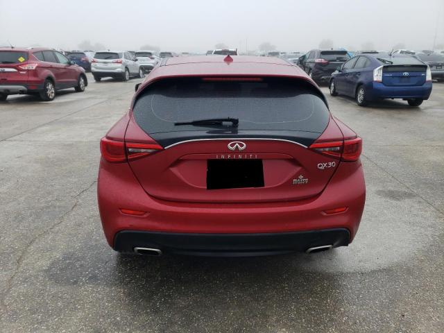 SJKCH5CPXHA038558 - 2017 INFINITI QX30 BASE RED photo 6