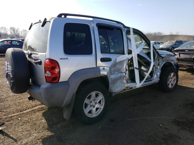 1J4GL48K42W242979 - 2002 JEEP LIBERTY SP SILVER photo 3