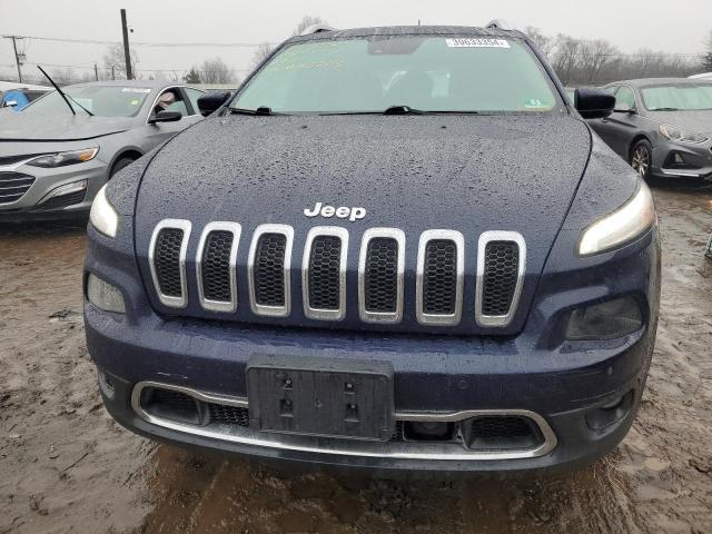 1C4PJMDB9GW334131 - 2016 JEEP CHEROKEE LIMITED BLUE photo 5