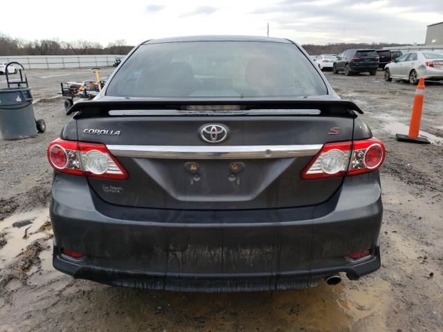 2T1BU4EE7DC944883 - 2013 TOYOTA COROLLA BASE GRAY photo 6