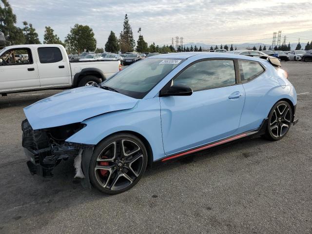 KMHT36AHXLU004643 - 2020 HYUNDAI VELOSTER N BLUE photo 1