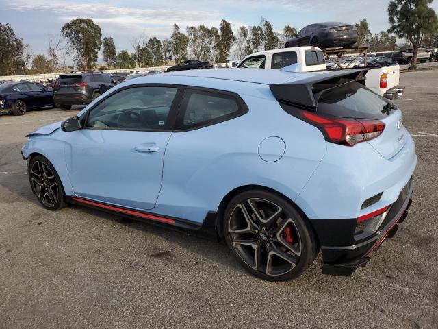 KMHT36AHXLU004643 - 2020 HYUNDAI VELOSTER N BLUE photo 2