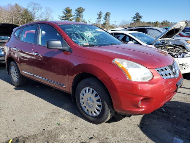 JN8AS5MT2DW016613 - 2013 NISSAN ROGUE S RED photo 4