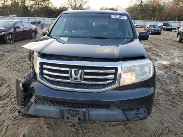 5FNYF3H22DB035316 - 2013 HONDA PILOT LX BLACK photo 5