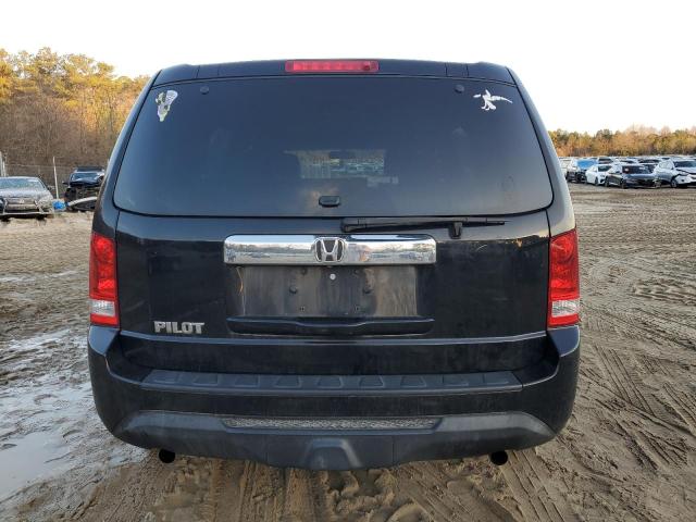 5FNYF3H22DB035316 - 2013 HONDA PILOT LX BLACK photo 6