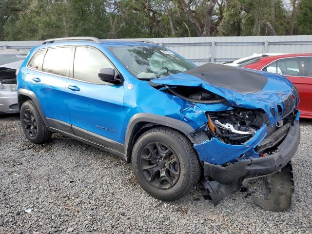 1C4PJMBX7KD414451 - 2019 JEEP CHEROKEE TRAILHAWK BLUE photo 4