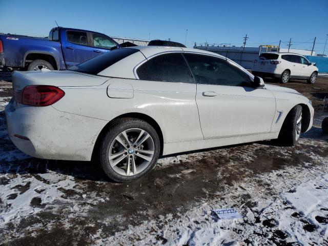 WBA4Z3C53JEC48411 - 2018 BMW 430XI WHITE photo 3