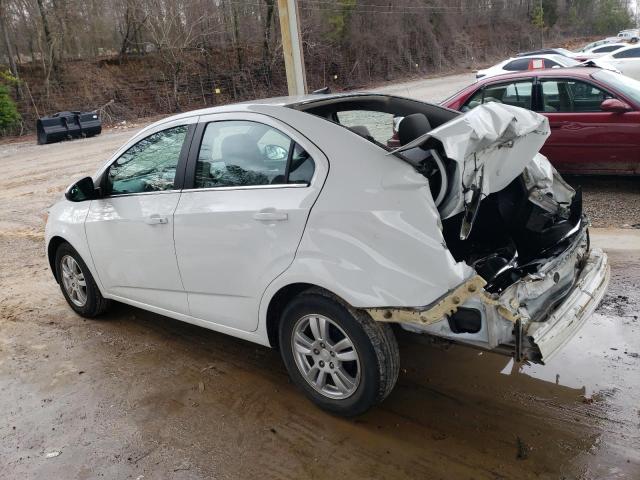 1G1JC5SH2D4145933 - 2013 CHEVROLET SONIC LT WHITE photo 2