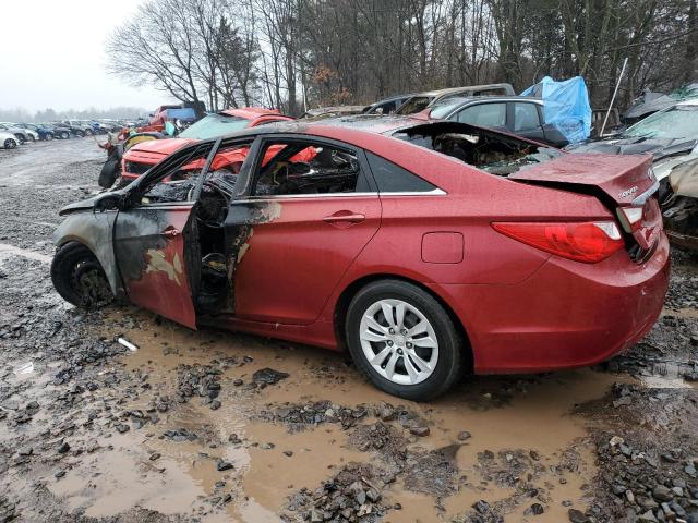 5NPEB4AC5BH078800 - 2011 HYUNDAI SONATA GLS RED photo 2