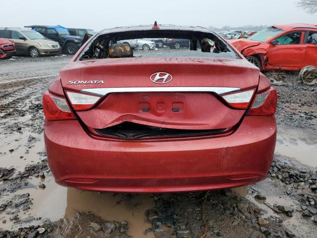 5NPEB4AC5BH078800 - 2011 HYUNDAI SONATA GLS RED photo 6