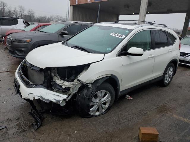 5J6RM4H70DL048147 - 2013 HONDA CR-V EXL WHITE photo 1