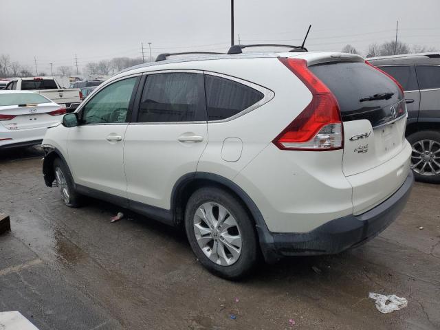 5J6RM4H70DL048147 - 2013 HONDA CR-V EXL WHITE photo 2