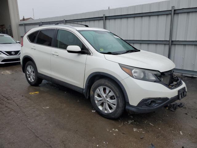 5J6RM4H70DL048147 - 2013 HONDA CR-V EXL WHITE photo 4