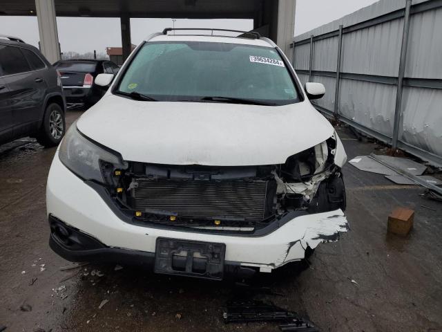 5J6RM4H70DL048147 - 2013 HONDA CR-V EXL WHITE photo 5