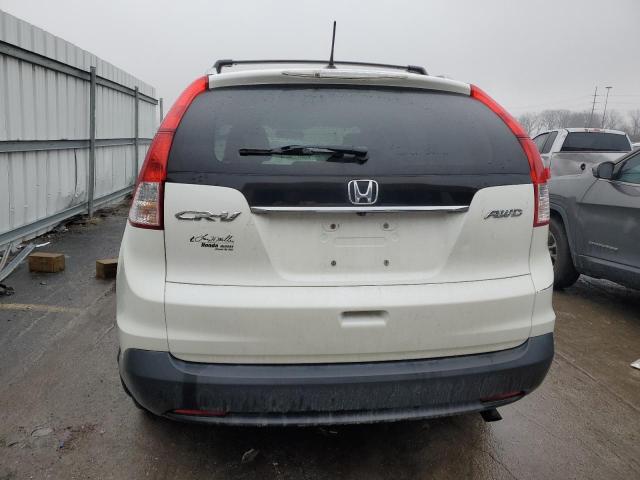 5J6RM4H70DL048147 - 2013 HONDA CR-V EXL WHITE photo 6