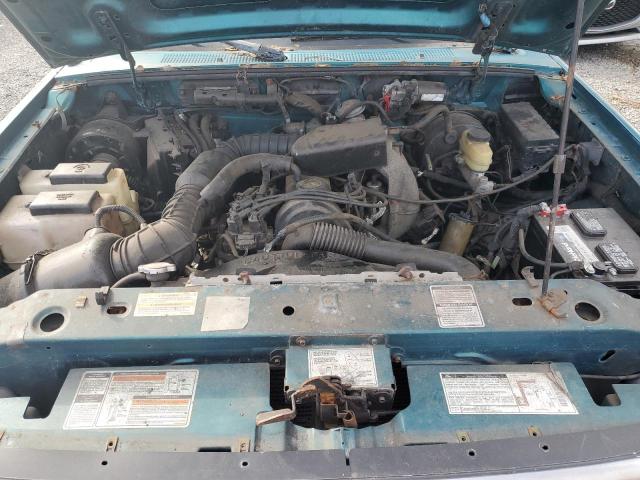 1FTCR10A1STA18543 - 1995 FORD RANGER GREEN photo 11