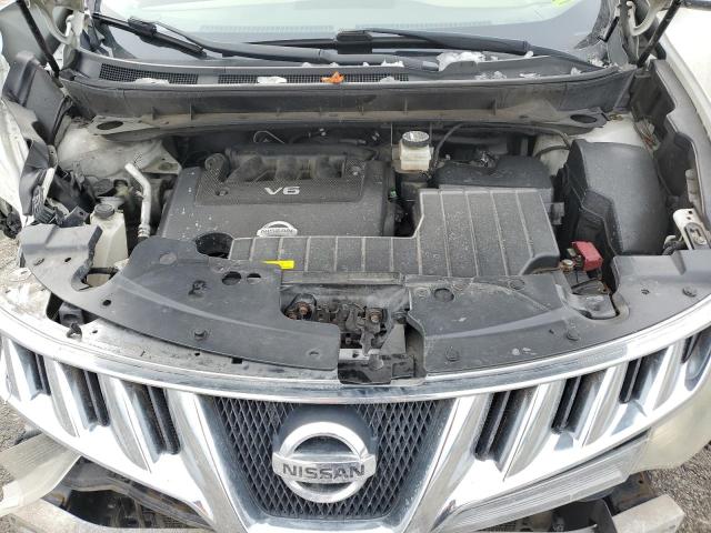 JN8AZ18W79W213096 - 2009 NISSAN MURANO S WHITE photo 12